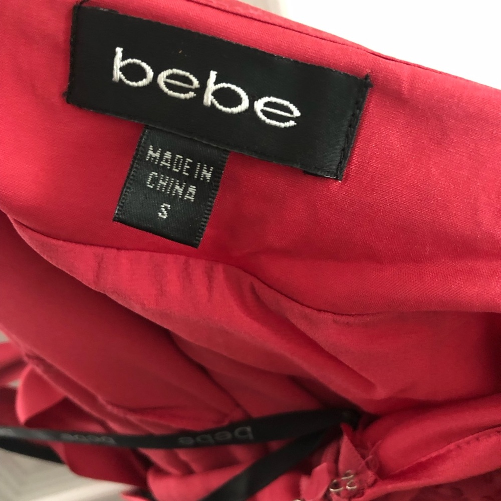 Bebe Sequence Halter Top Ribbon Tieback - Picture 3 of 3